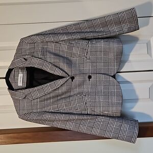 Calvin Klein houndstooth blazer size 14P